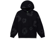 Denim Tears Cotton Wreath Hoodie Black Monochrome