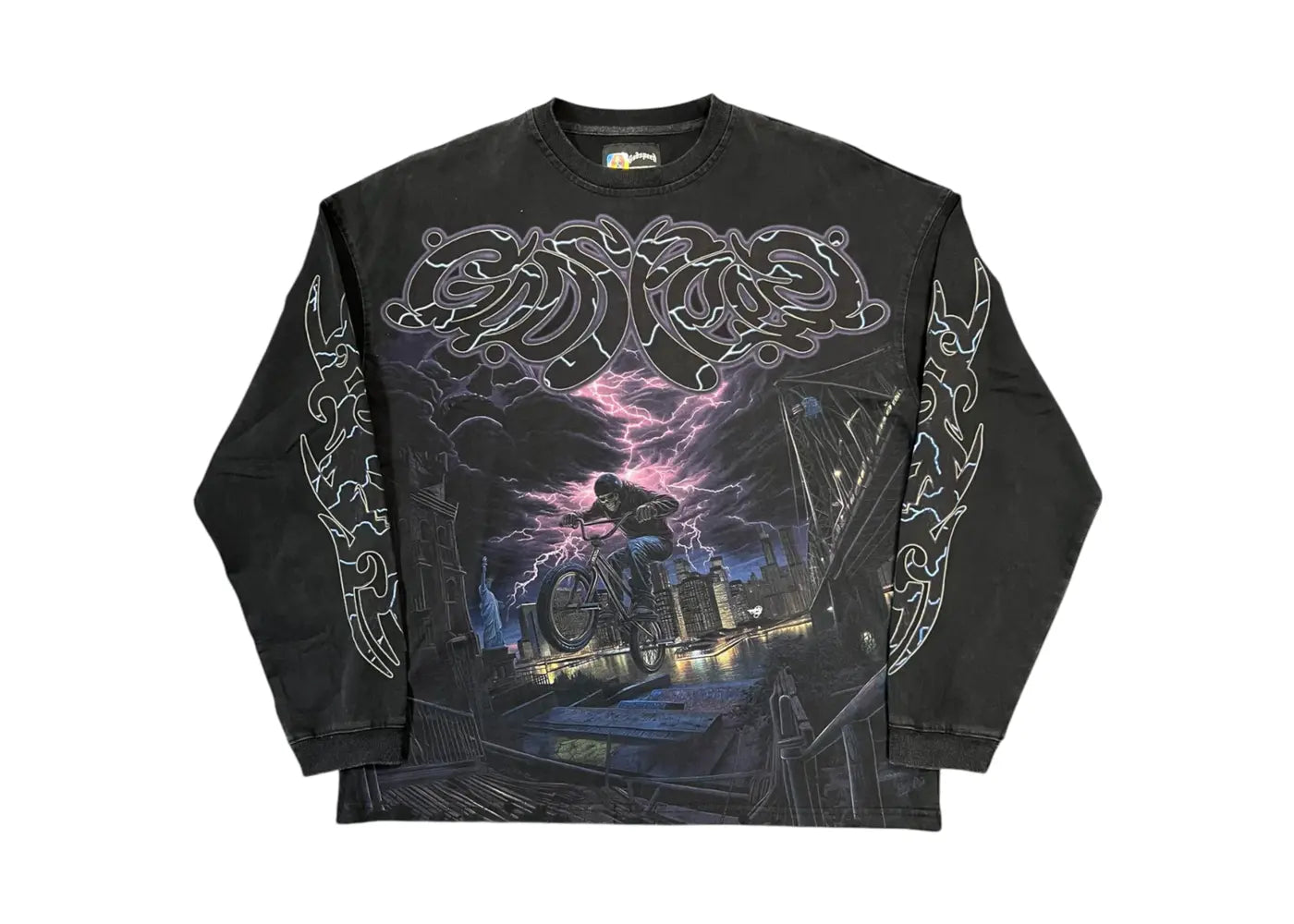 Godspeed B.M.X. LS Tee Black Wash