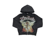 Mixed Emotions Rhinestone Hoodie Black