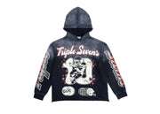 Triple Sevens All Star Hoodie Vintage Black