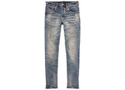 Purple Vintage Spotted Indigo Jeans