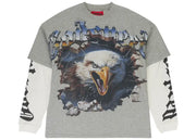 Godspeed Spirit Animal Layered T-Shirt Grey