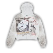 Vale Forever Valley Fest Zip Up Hoodie 'Grey'