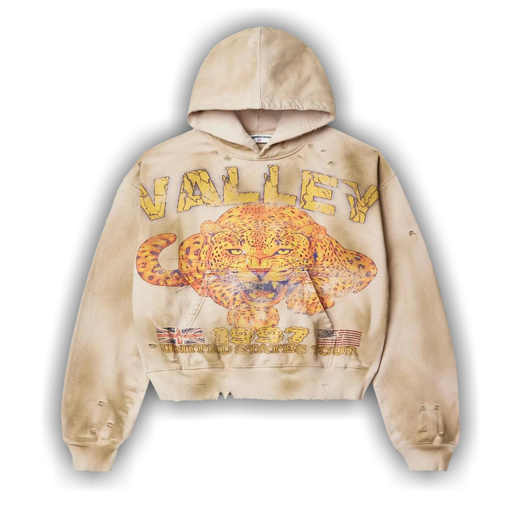 Vale Forever Cheetah Pullover Hoodie 'Tan'
