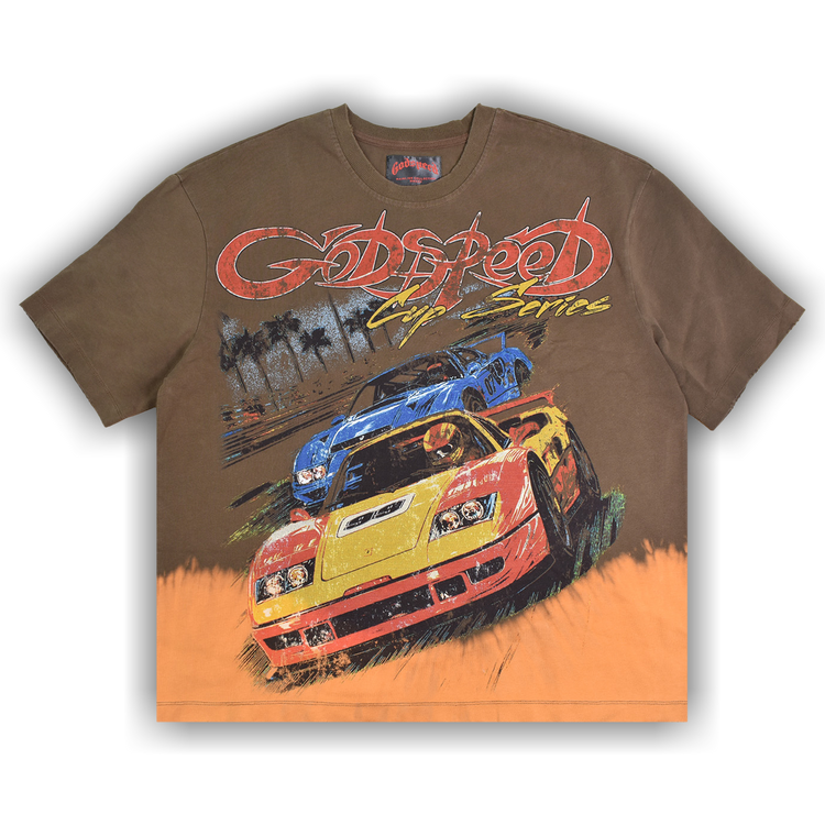 Godspeed F.T.W Tee 'Brown Bleached Wash'