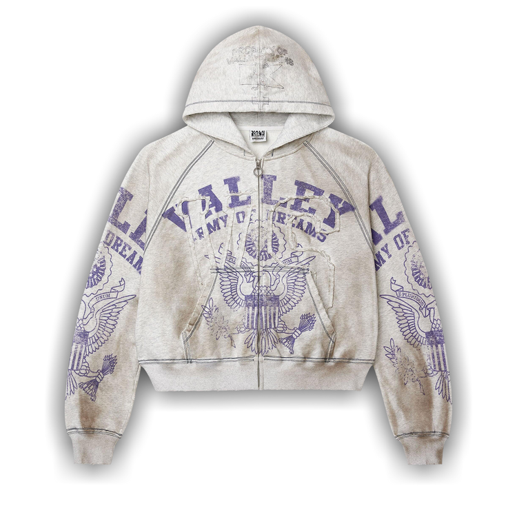 Vale Forever Army Zip Up 'Dirt/Grey'