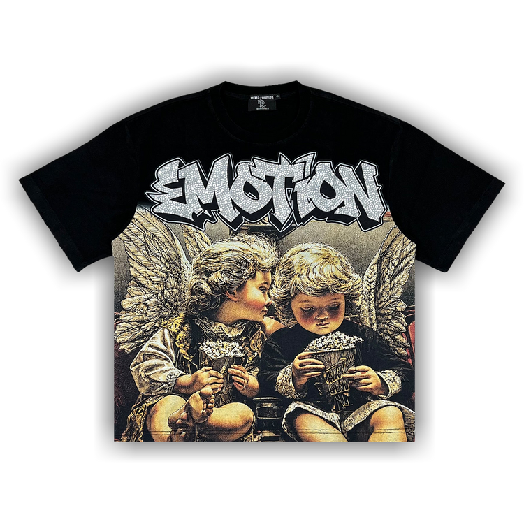 Mixed Emotion Angel Whispers Tee 'Black'