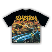 Mixed Emotion Angel Wash Tee 'Black'
