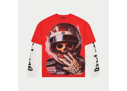 Godspeed F1 World Cup Layered Red Longsleeve