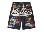 Vale Forever 1980 Jorts Black Denim