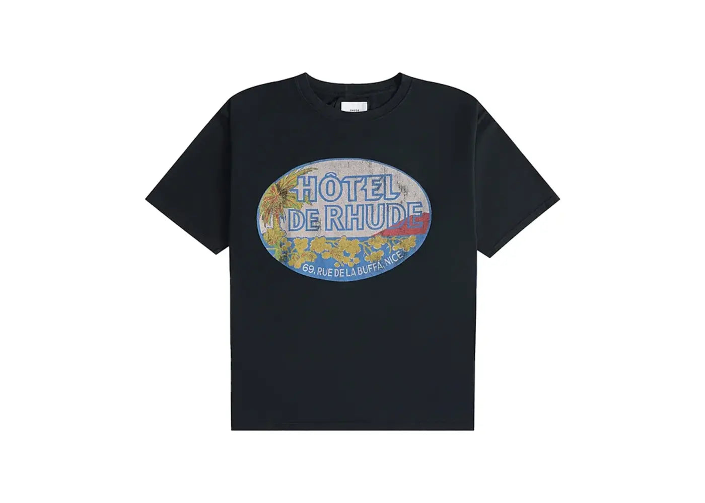 Hotel De Rhude Black Tee