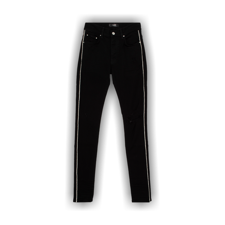 Amiri Crystal Track Jeans 'Black'