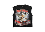 Mixed Emotions 'Angel' Sleeveless Tee Black