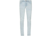 Amiri MX1 Bandana Jacquard Jeans Sky Indigo