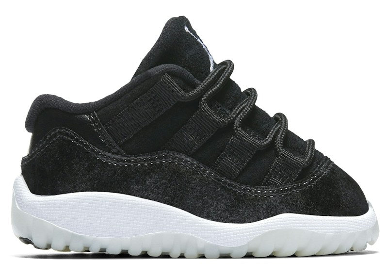 Jordan 11 Retro Low Black Metal Silver White (TD)