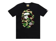 BAPE ABC Camo Big Ape Head Tee (SS25) Black/Green