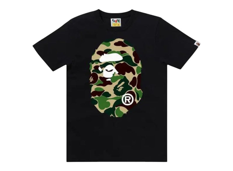 BAPE ABC Camo Big Ape Head Tee (SS25) Black/Green