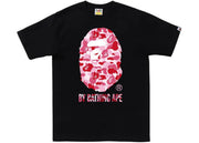 BAPE ABC Camo By Bathing Ape 1I80110005 Tee Black/Pink