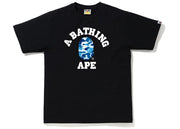 BAPE ABC Camo College Tee Black/Blue