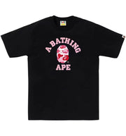 BAPE ABC Camo College Tee (SS25) Black/Pink