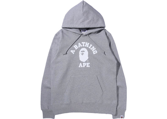 BAPE College Pullover Hoodie (FW21) Gray