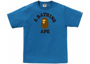 BAPE College Tee (SS24) Blue