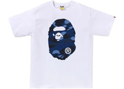 BAPE Color Camo Big Ape Head Tee (FW25) White/Navy