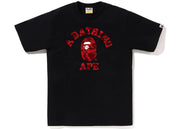 BAPE Color Camo College Tee (SS23) Black Red