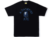 BAPE Color Camo College Tee Black/Navy