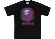 BAPE Glitch Art By Bathing Tee Black