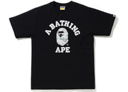 BAPE Space Camo Print College Tee Black