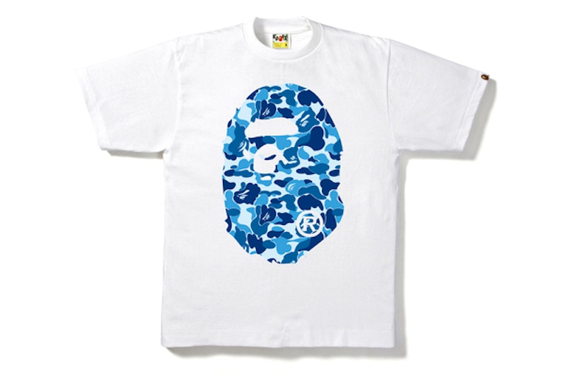 BAPE ABC Camo Big Ape Head Tee White