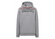 Burberry Horseferry Location Print Hoodie Gray