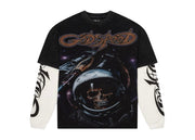 Godspeed Space Travelers Layered Black Longsleeve