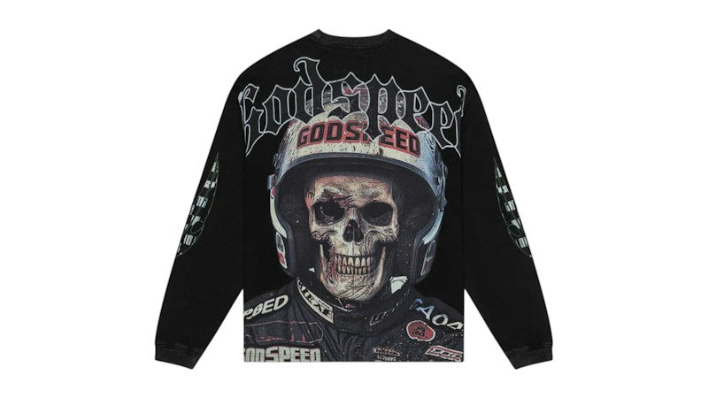 Godspeed Crash Out L/S T-shirt Black Wash