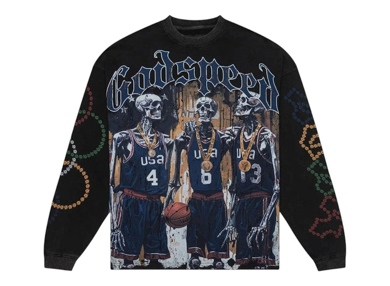 Godspeed Dream Team L/S T-shirt Black
