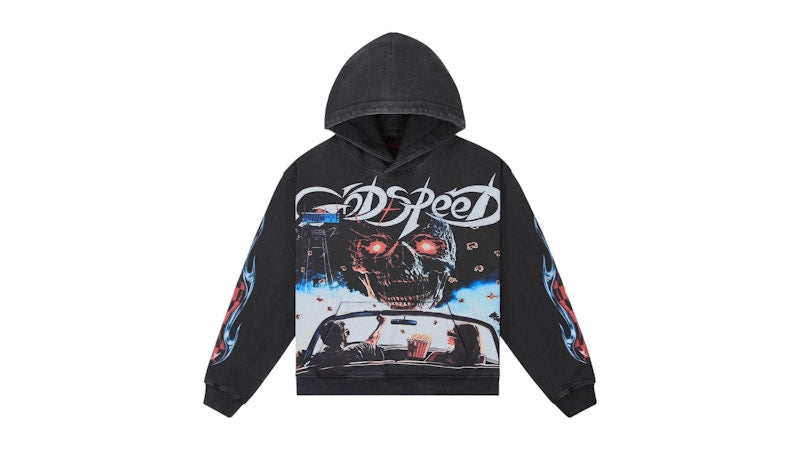 Godspeed Drive In Hoodie Black Wash