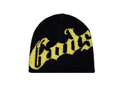 Godspeed Studded Black Yellow Beanie