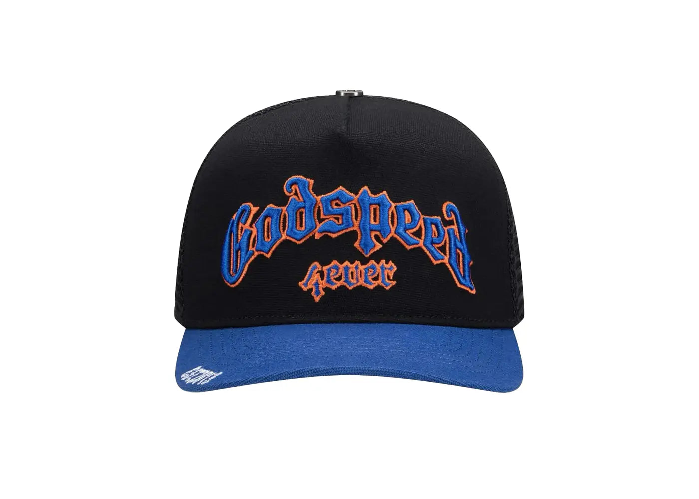Godspeed Trucker Hat Black Blue Orange