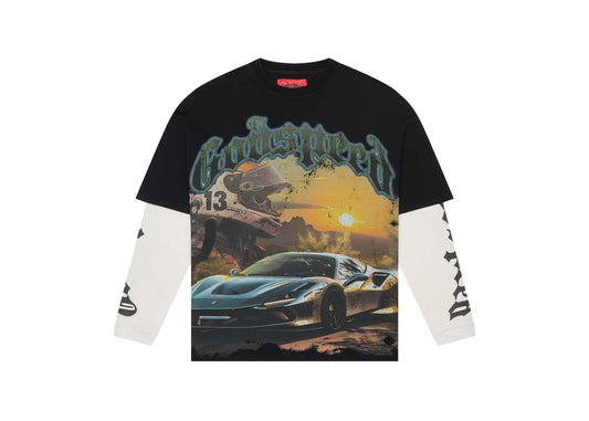 Godspeed Sunset Drift Long Sleeve Thermal (Grey)