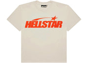 Hellstar Classic T-shirt (Gel Print) White/Orange