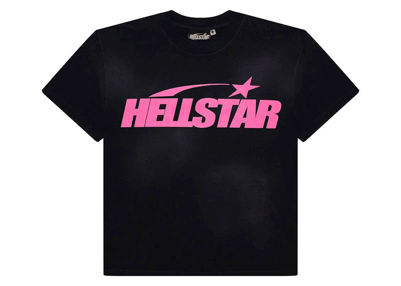Hellstar Classic T-shirt (Regular Print) Black/Pink