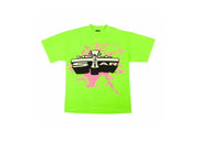 Hellstar Studios Jesus Lime Green/Pink T-Shirt