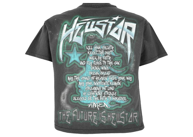 Hellstar The Future T-Shirt Black Blue