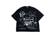 Mixed Emotions Black Chaos Tee