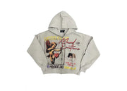 Mixed Emotion Broken Halo Zip Up Hoodie