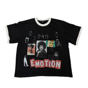 Mixed Emotion Static Tee Black