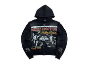 Mixed Emotions Broken Wings Hoodie Black