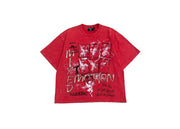 Mixed Emotions Crimson Tee Red