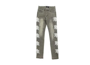 Mixed Emotions Monogram Denim Ash Grey